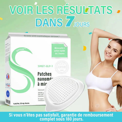 [Voir les résultats en 7 jours] ✅Patch Nano Microneedle SMGT-GLP-1 GFOUK™ ✅Approuvé par Santé Canada (Indolore, durable, traitant le diabète, l'obésité et les maladies cardiovasculaires) 🍁